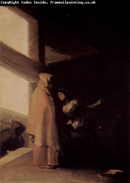 Francisco de Goya Besuch des Monchs